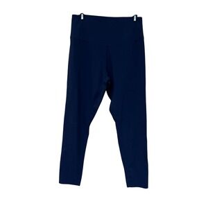 Jockey‎ Active Leggings Women's Size L High Waist Yoga Workout Navy Blue